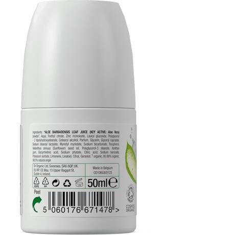 Dr. Organic Aloe Vera Deodorant Roller 50ML