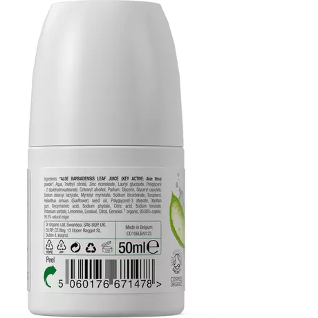 Dr. Organic Aloe Vera Deodorant Roller 50 ML