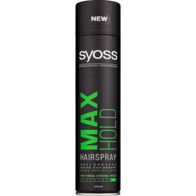 Syoss Max Hold Hairspray 400 ML Etos