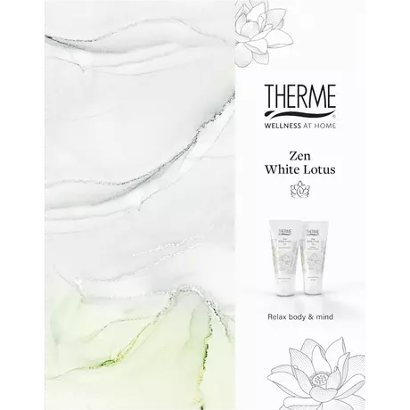 Therme Giftset Zen White Lotus Halve Harmonica Body Lotion /Shower Satin