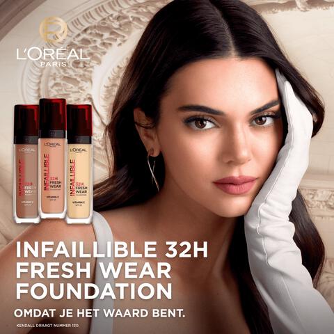 L'Oréal Paris Infaillible 32HR Fresh Wear 320 Caramel Foundation met SPF25 30 ML