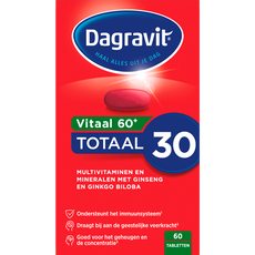 Dagravit Vitaal 60+ Totaal 30 Xtra 60 tabletten