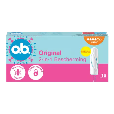 o.b.® Original Dynamic Fit Super Tampons 16 Stuks