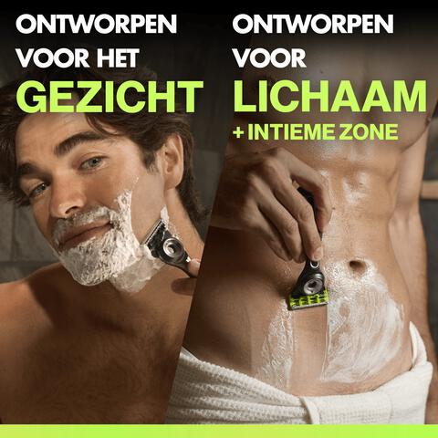 GilletteLabs Face & Body Navulmesjes Duopak