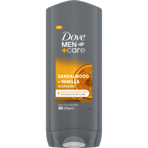 Dove Men+Care Sandalwood+Vanilla Douchegel 400 ML