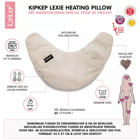 KipKep Lexie Warmtekussen Cookie