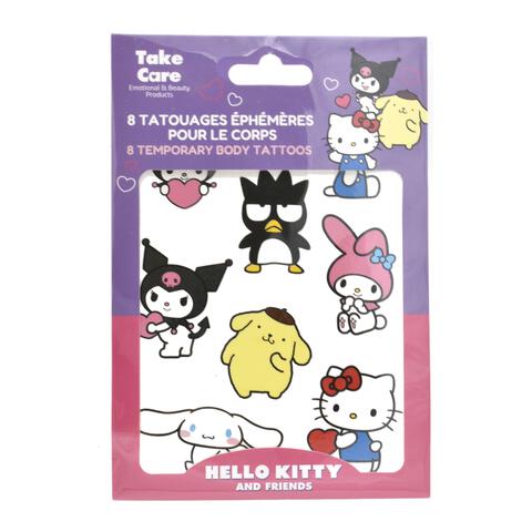 Fancy Label Hello Kitty And Friends Temporary Body Tattoos