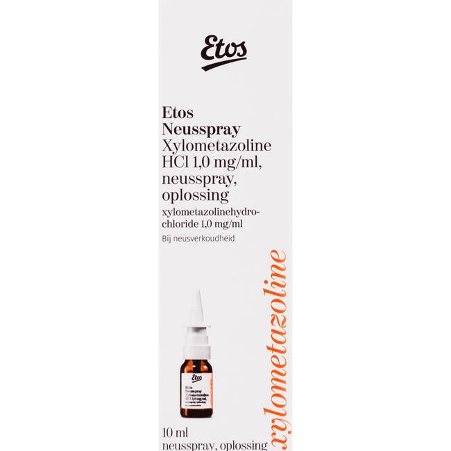 Etos Neusspray Xylometazoline HCl 1,0 MG/ML