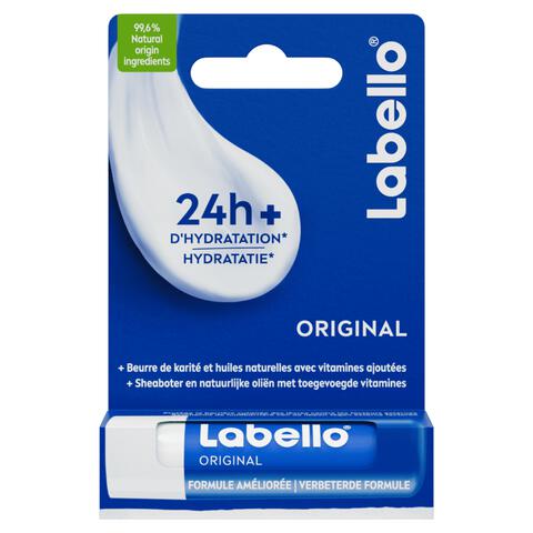 Labello Original Lippenbalsem 24u Hydratatie 1 Stuk