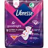 Libresse Ultra Thin Maandverband Goodnight Extra 9 stuks