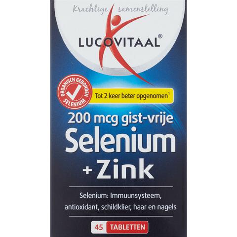 Lucovitaal Selenium + Zink Tabletten 45 Stuks