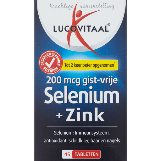 Lucovitaal Selenium + Zink Tabletten 45 stuks