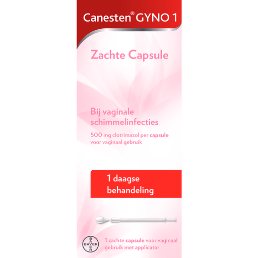Canesten Gyno Zachte Capsule bij vaginale schimmel 1 stuk