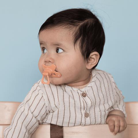 Difrax Fopspeen Naturel Uni Peachy 6 Maanden