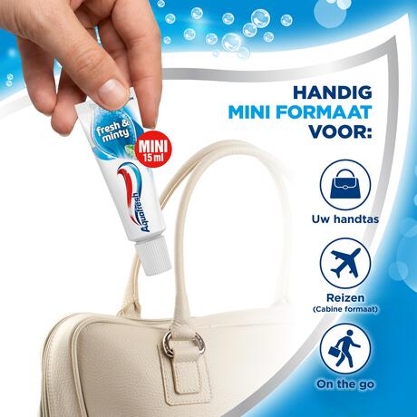 Aquafresh Fresh & Minty Mini-Tandpasta 15ml