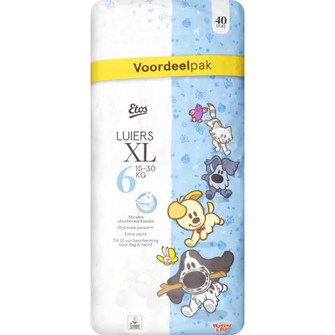 Etos Woezel & Pip Luiers XL Maat 6 Megabox VP