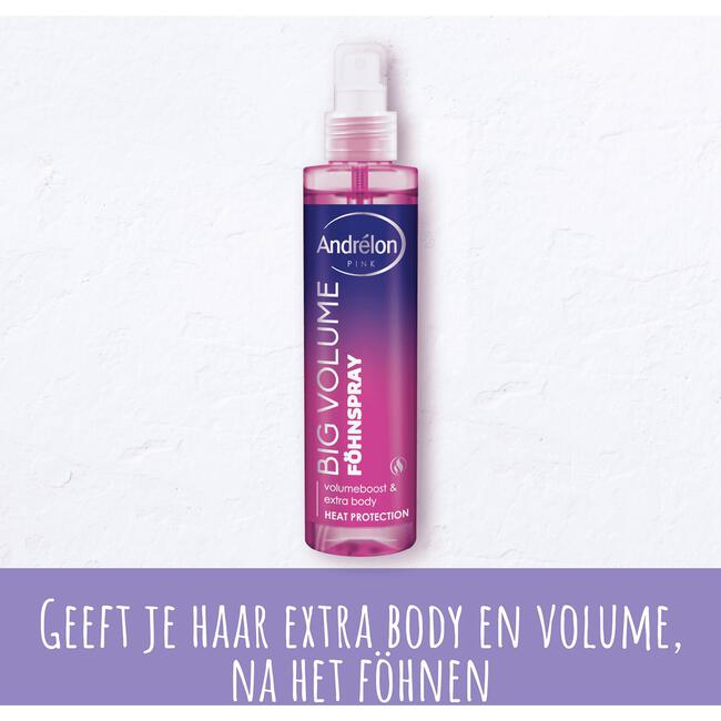 Andrélon Pink Big Volume Fohnpray 200 ML