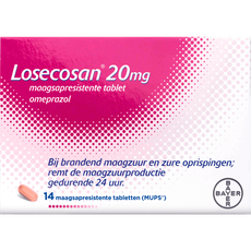 Losecosan tegen terugkomend brandend maagzuur 14 tabletten