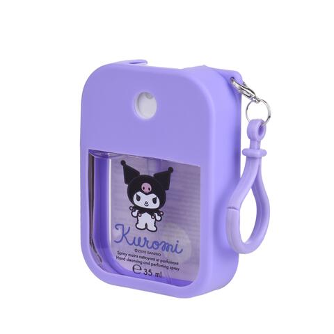Fancy Label Kuromi Hand Reinigings- En Parfum Spray In Silicone Houder