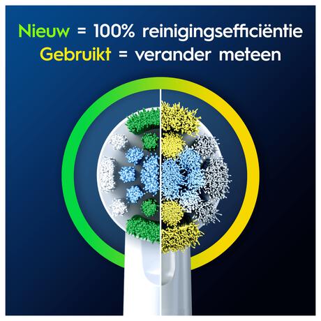 Oral-B Precision Clean Opzetborstels Wit - 4 Stuks