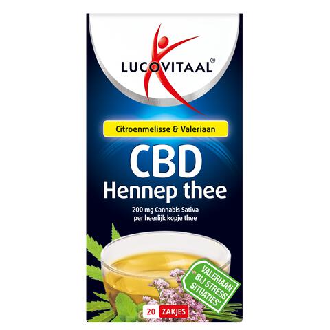 Lucovitaal Hennep CBD Thee zakjes 20 stuks