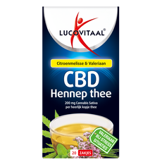 Lucovitaal Hennep CBD Thee zakjes 20 stuks