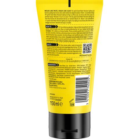Schwarzkopf Got2b Glued Styling Gel 150 ML