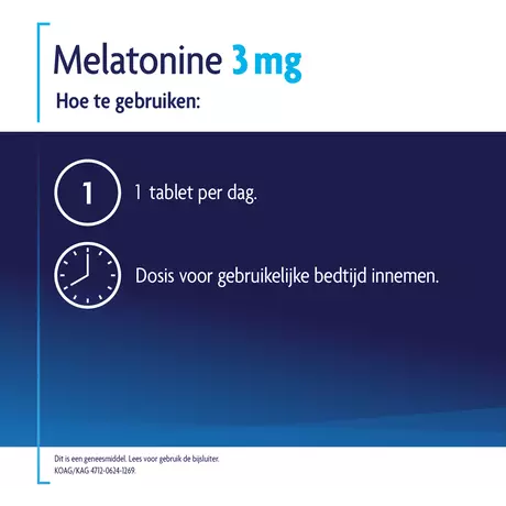 Shiepz Melatonine 3 MG Tabletten 30 stuks