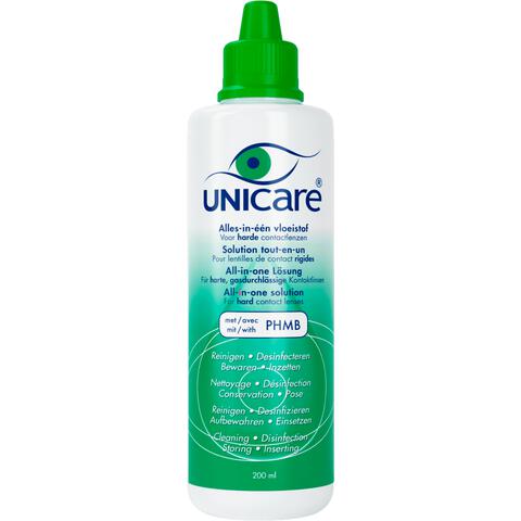 Unicare Alles-in-een Lenzenvloeistof Harde Lenzen 200 ML