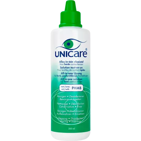 Unicare Alles-in-een Lenzenvloeistof Harde Lenzen 200 ML