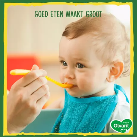 Olvarit Tomaat Witvis Pasta 12+ Maanden 250 gram
