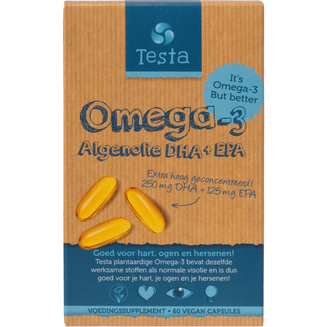 Testa Omega 3 Vegan Dha Epa Capsules De Plantaardige Keuze 86 Gr Etos