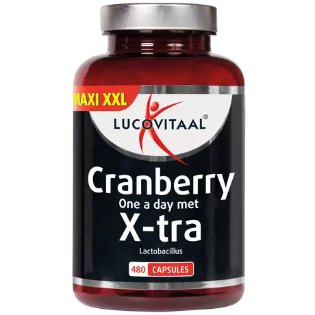 Lucovitaal Cranberry met X-tra Lactobacillus Capsules 480 stuks