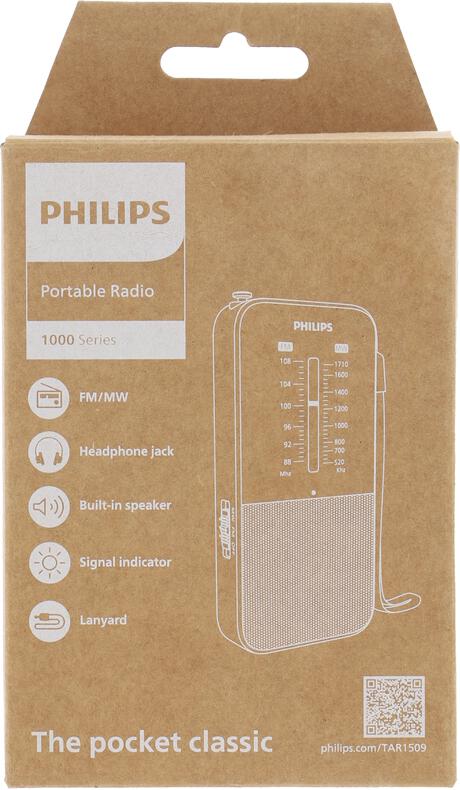 Philips Draagbare FM/AM Radio