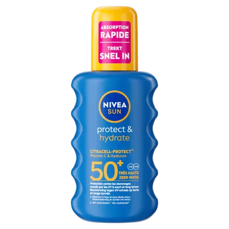 NIVEA SUN Zonnebrand Protect & Hydrate Zonnespray SPF50+ 200 ML