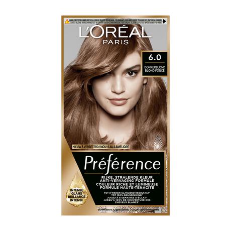 L'Oréal Paris Préférence Permanente Haarverf 6.0 Buenos Aires Donkerblond