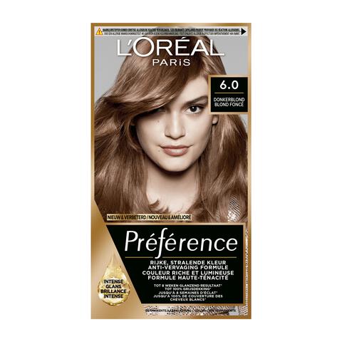 L'Oréal Paris Préférence Permanente Haarverf 6.0 Buenos Aires Donkerblond