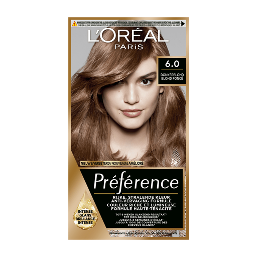 L'Oréal Paris Préférence Permanente Haarverf 6.0 Buenos Aires Donkerblond