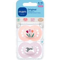 MAM Baby Original Fopspenen 6-16 maanden Pink 2 stuks