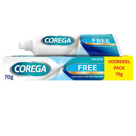 Corega Free Kleefcreme Kunstgebitten - 70 GR