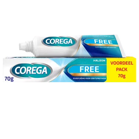 Corega Free Kleefcrème Kunstgebitten 70 gram