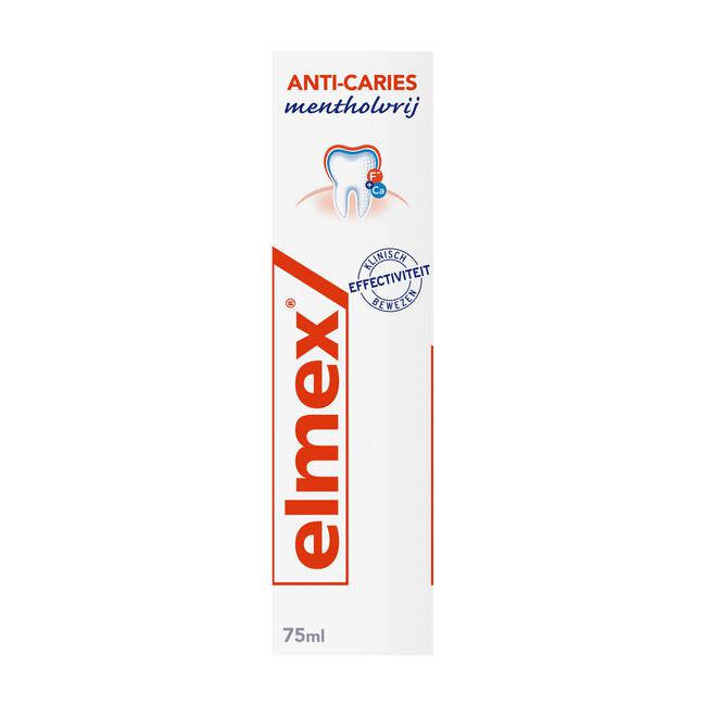 elmex® Anti-Caries Mentholvrij Tandpasta 75 ML