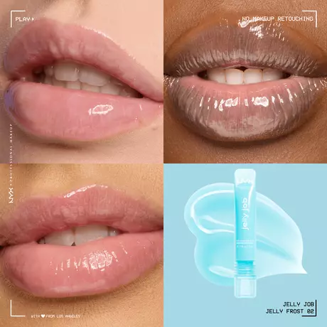 NYX Professional Makeup Jelly Job Lipgloss 02 Jelly Frost Blauw