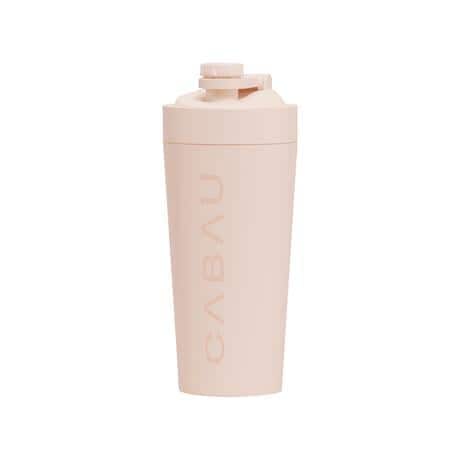Cabau Bloom Shakebeker Staal - Beige 700ML