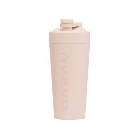 Cabau Bloom Shakebeker Staal - Beige 700ML
