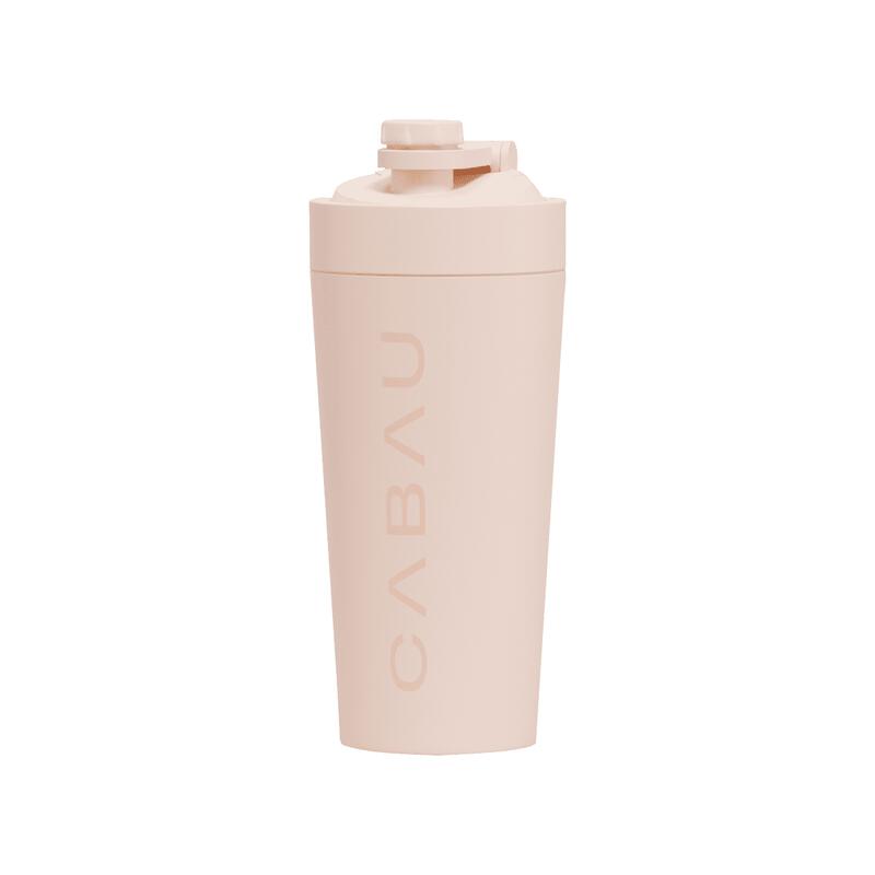 Cabau Bloom Shakebeker Staal Beige 700 ML