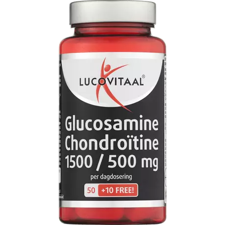 Lucovitaal Glucosamine Chondroïtine 1500/500 mg Tabletten 60 stuks