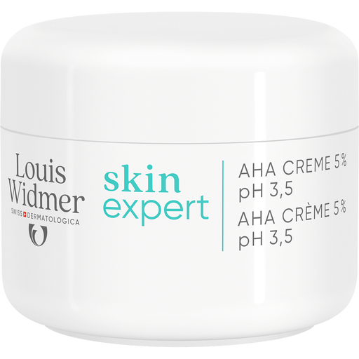 Louis Widmer Skinexpert Aha Crème 5% Ph 3,5 Zonder Parfum 50 ML