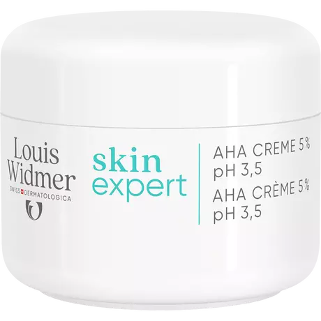 Louis Widmer Skinexpert Aha Crème 5% Ph 3,5 Zonder Parfum 50 ML