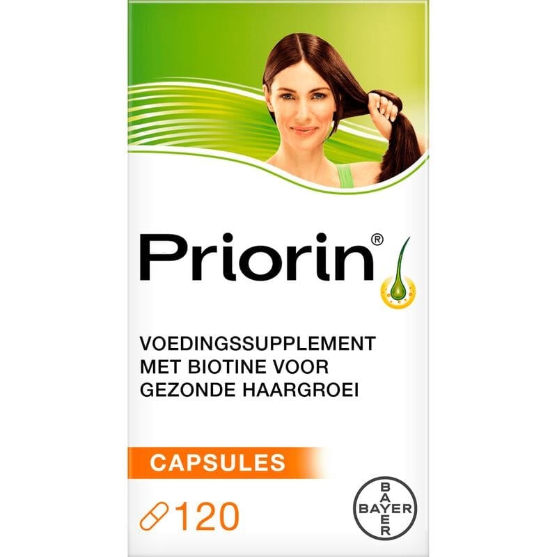 Priorin Biotine Sterk Vol Haar Binnenuit Capsules 120 stuks